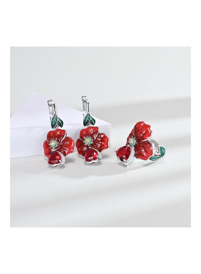 NIBEMINENT - Floral Designed Jewellery Set - Image 1