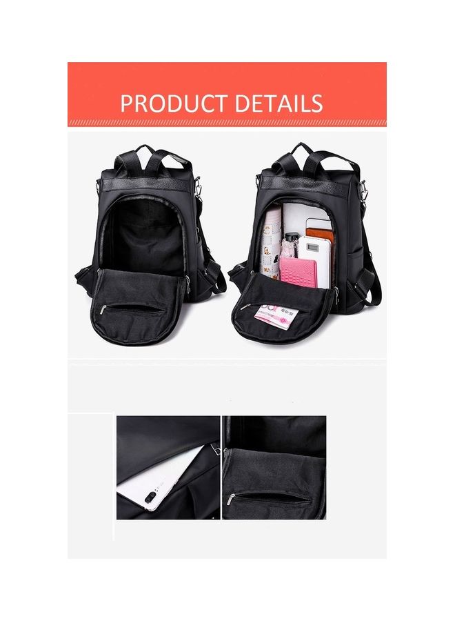 Cute Fashion Travel Backpack Black  - Image 2