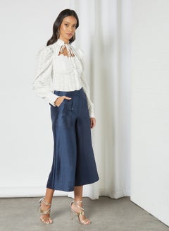 sister jane Floral Embroidered Top White  - Image 3