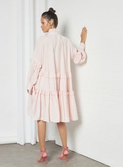 sister jane Oversized Midi Dress Pink  - Image 2
