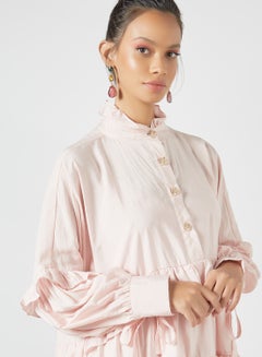 sister jane Oversized Midi Dress Pink  - Image 4
