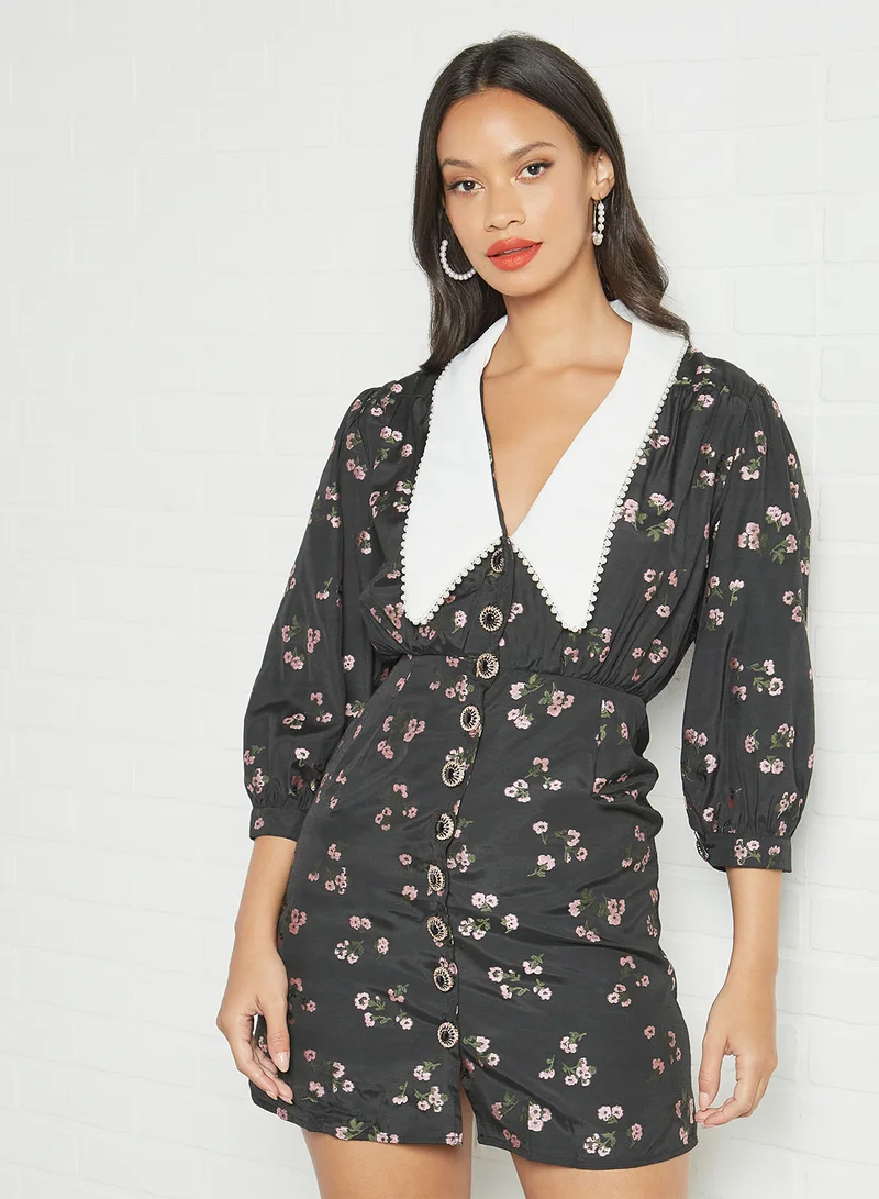 sister jane Floral Mini Dress