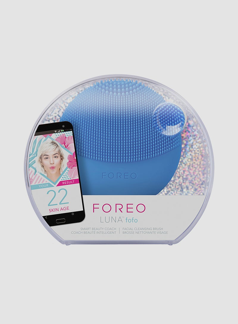 FOREO - LUNA Fofo Facial Cleansing Brush Aquamarine 3.5cm - Image 1