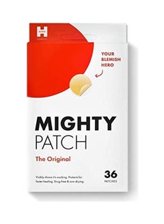 Mighty Patch 36- Piece Hydrocolloid Acne Pimple Patch Spot Treatment Beige 5.5inch 