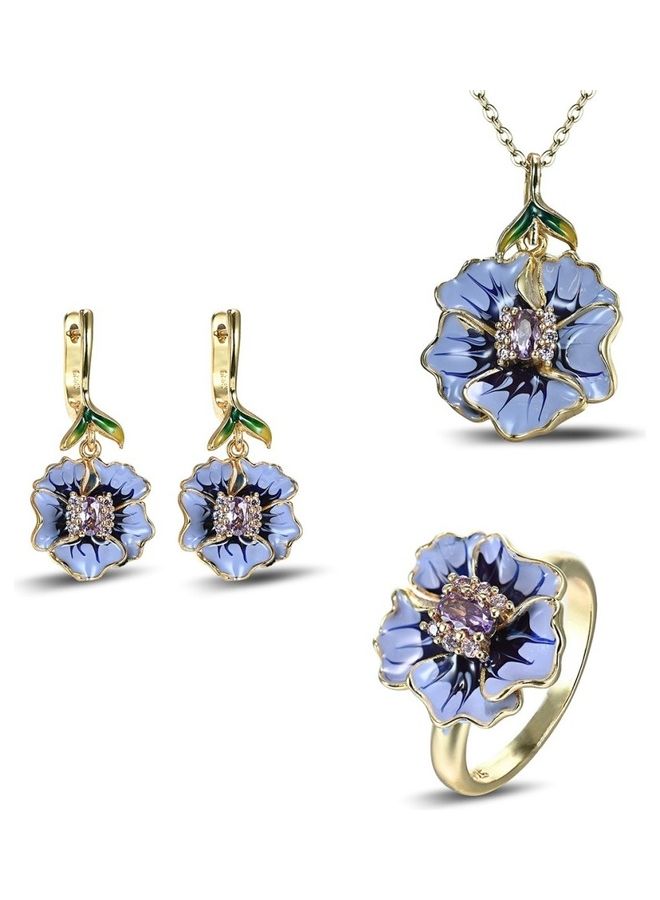 NIBEMINENT 3-Piece Elegant Jewellery Set - Image 1