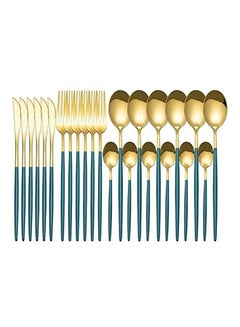 XiuWoo 24-Piece Cutlery Set Multicolour 