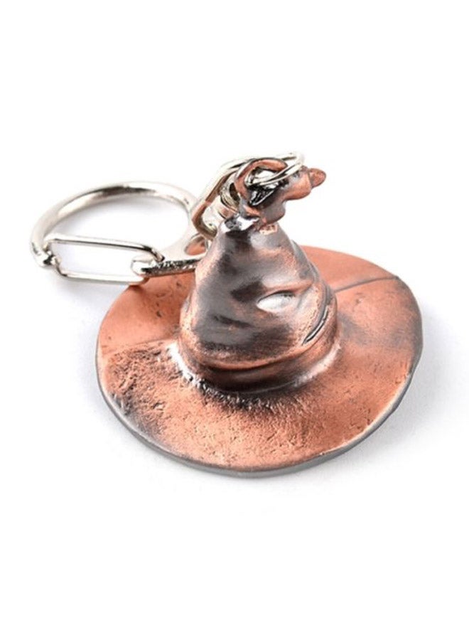 Sharpdo Classic Alloy Magic Hat Key Chains Rings Car Pendants Children Toys Rose Gold/Silver - Image 3