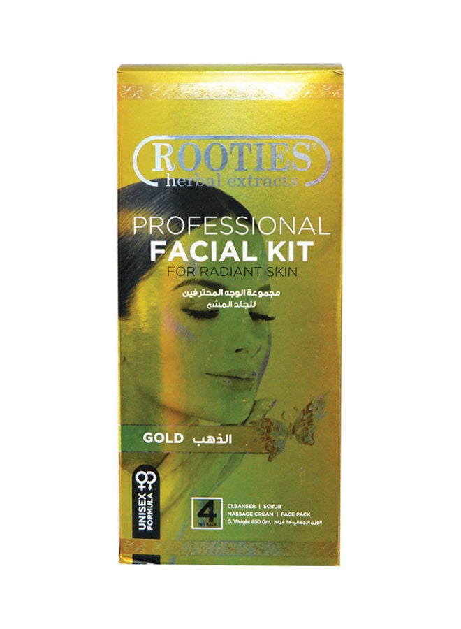 روتيس مجموعة العبوة الذهبية 4 في 1 لمستحضرات الوجه الاحترافية بخلاصة الأعشاب لبشرة مشرقة 850جرام - Image 1