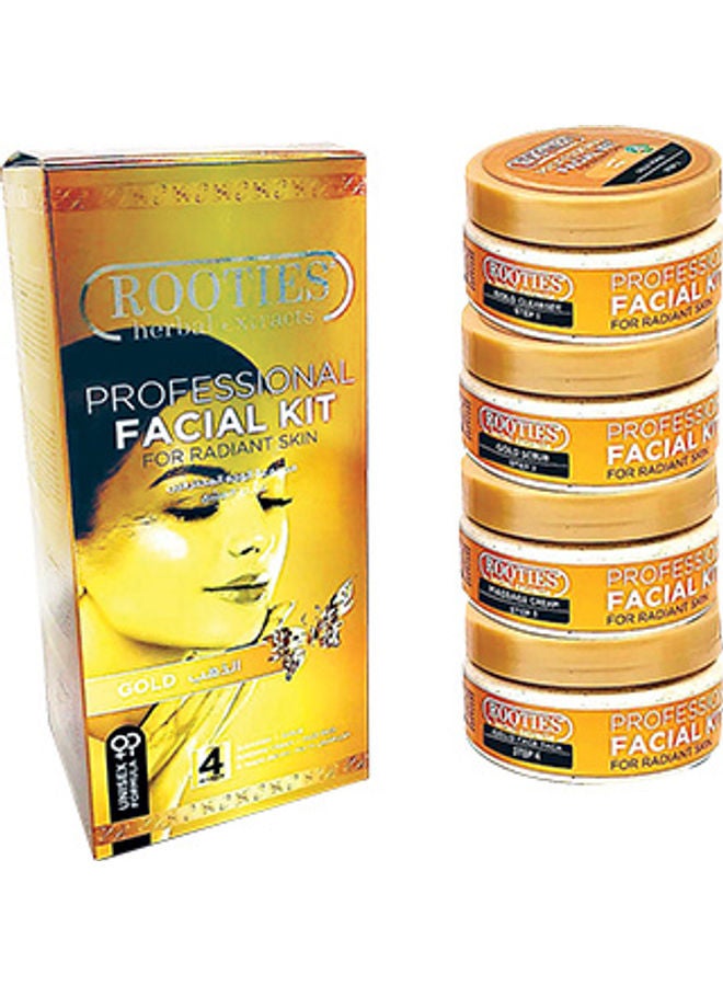 روتيس مجموعة العبوة الذهبية 4 في 1 لمستحضرات الوجه الاحترافية بخلاصة الأعشاب لبشرة مشرقة 850جرام - Image 2