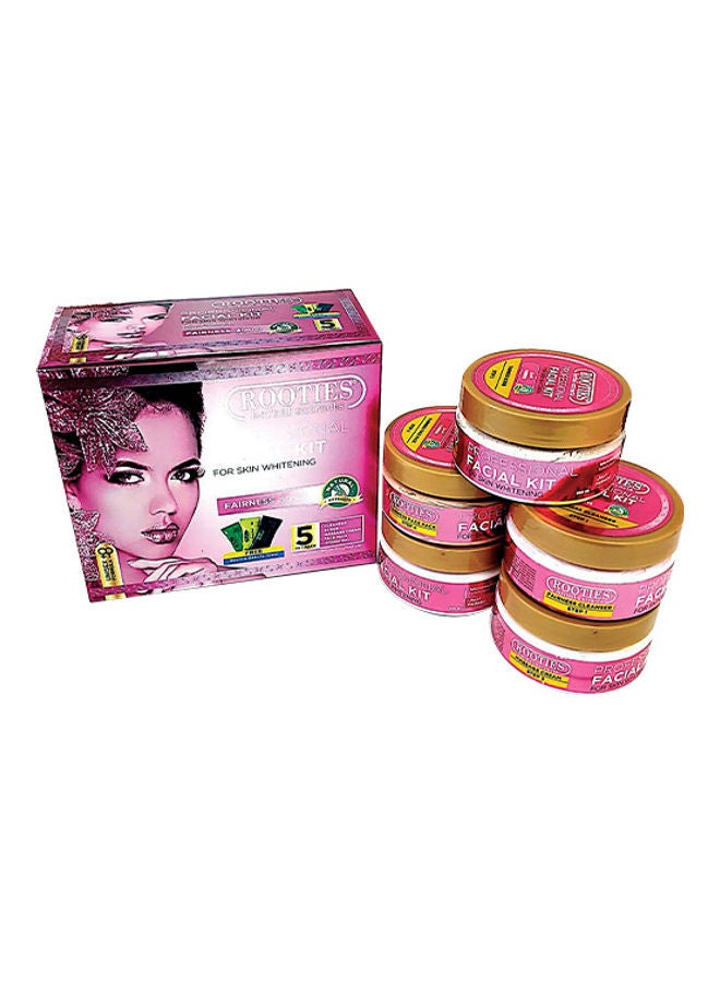 ROOTIES Herbal Extracts Professional Facial Kit Skin Whitening 5in1 Pack Fairness 1052grams - Image 2
