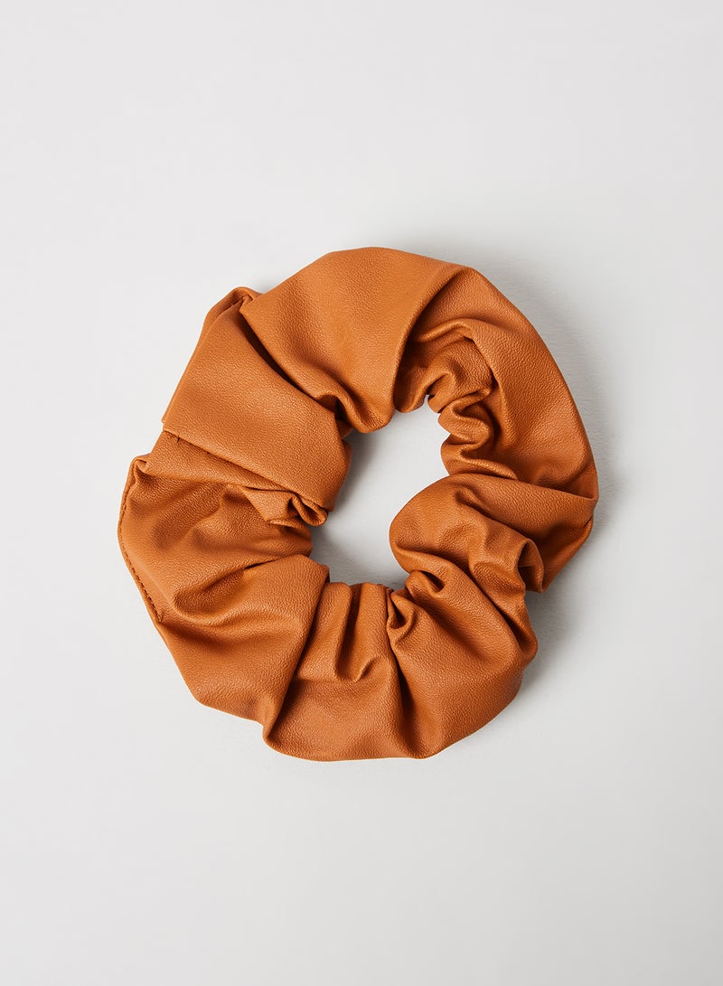 VERO MODA - Basic Lousie Scrunchie Cognac - Image 1