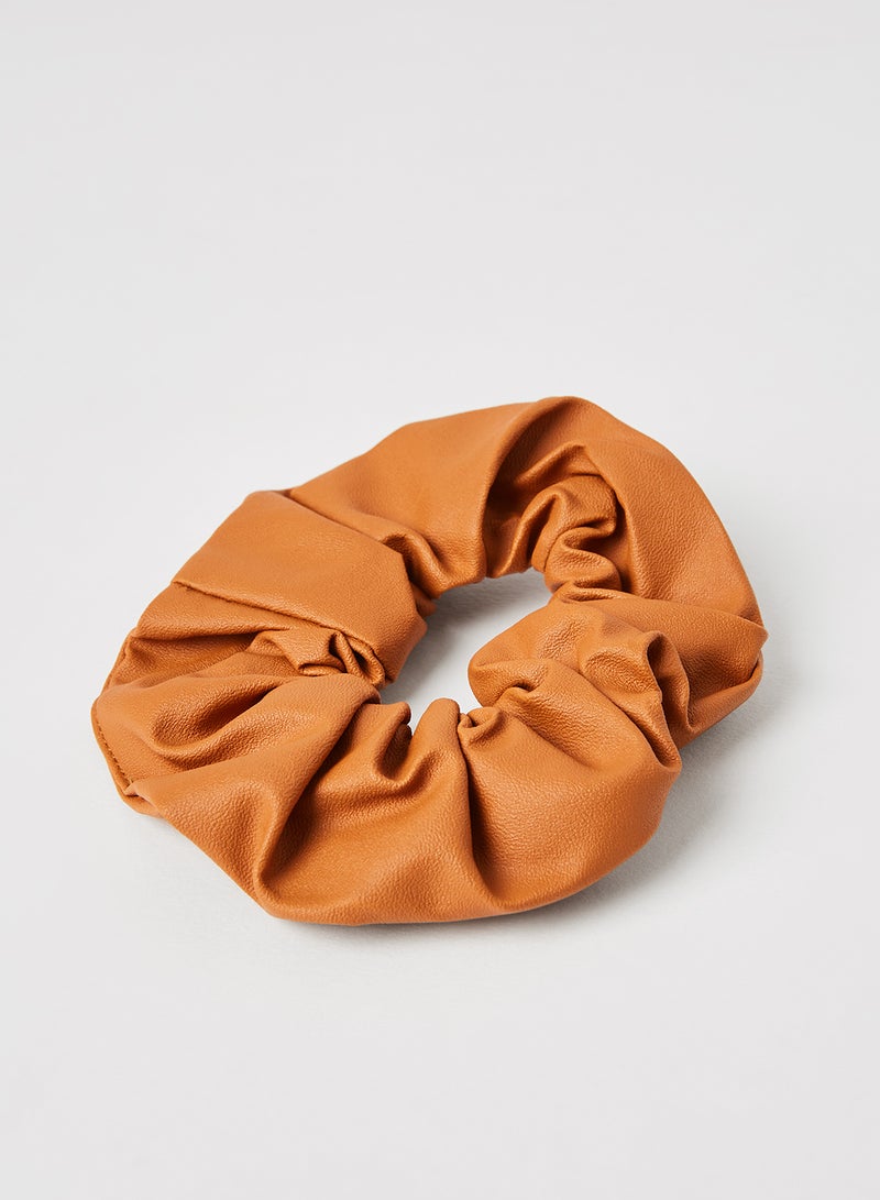 VERO MODA - Basic Lousie Scrunchie Cognac - Image 1