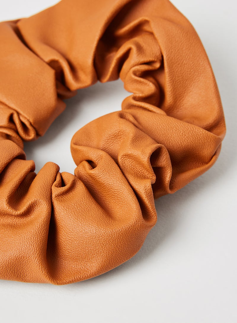 VERO MODA - Basic Lousie Scrunchie Cognac - Image 1