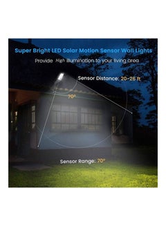 Joyway Waterproof Motion Sensor Flood Light With Remote Control Black  - Image 3