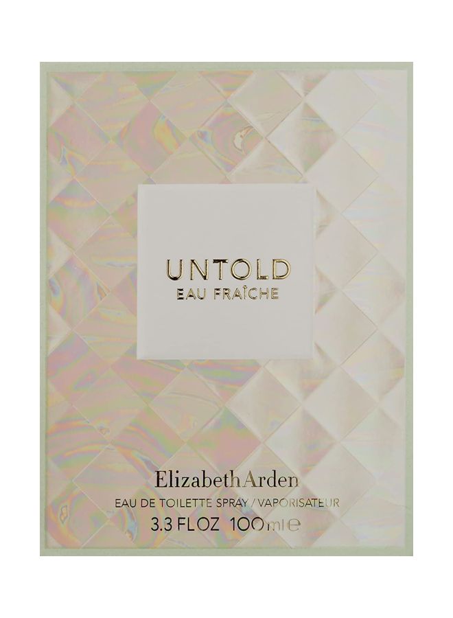 Elizabeth Arden Untold Fraiche EDT 100ml - Image 3