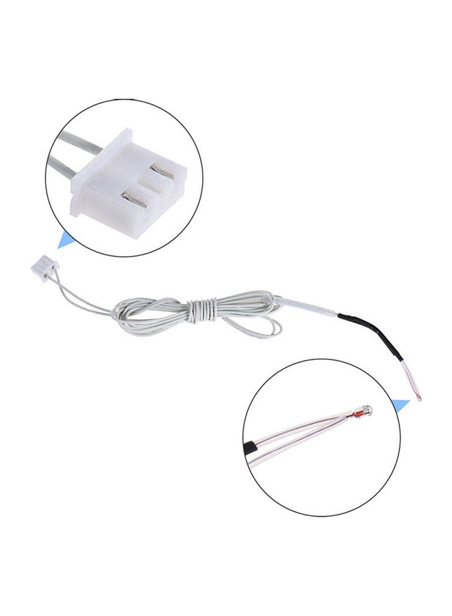 Thermistor Wire For ET4 / ET5 / A8 Plus 3D Printer White  - Image 2