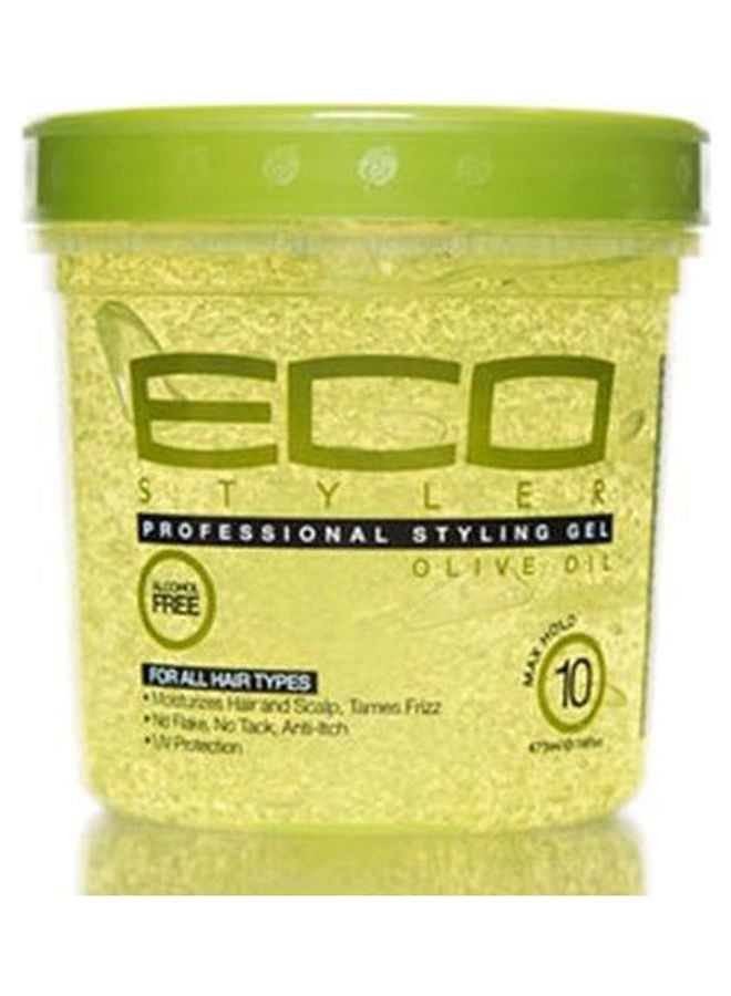 Hair Styling Olive Oil Gel Yellow/Green 236ml