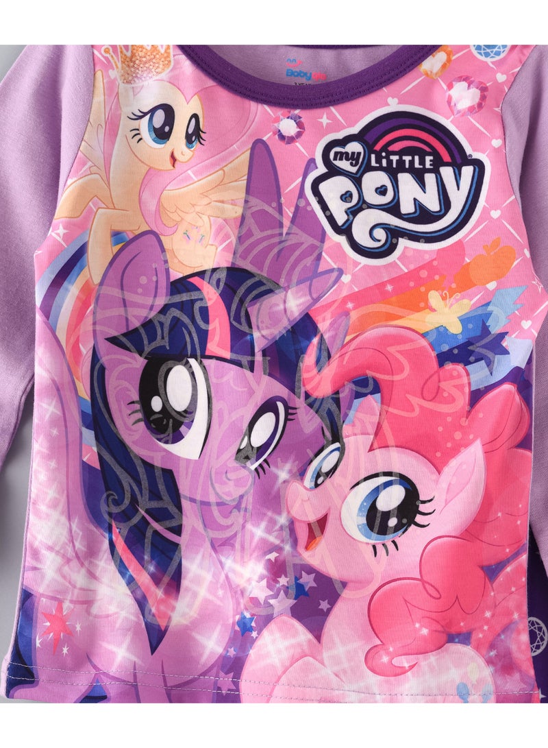 babyqlo My Little Pony Printed Glow In The Dark  Pyjama Set Multicolour  - Image 3
