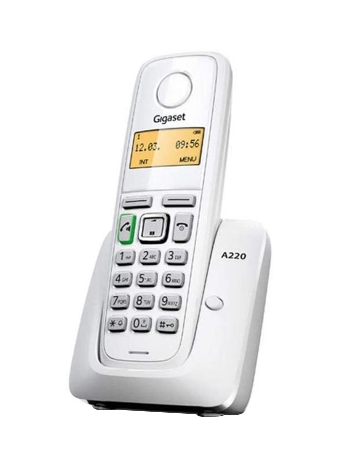 Gigaset - Digital Cordless Phone For Home, Office And Hotels A220 White - Image 1
