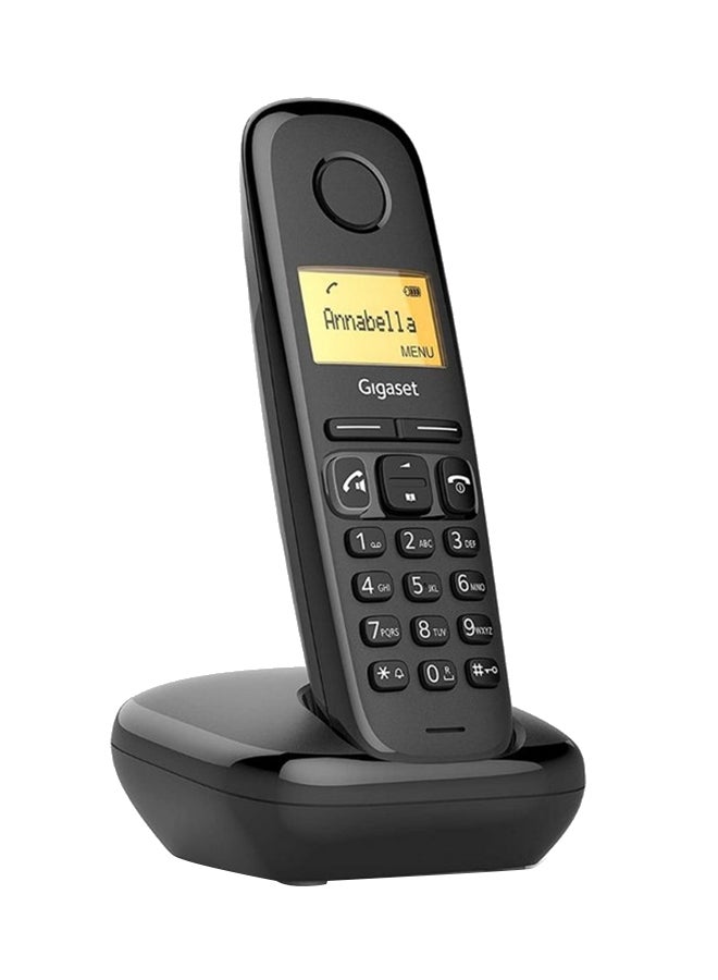 Digital Cordless Phone For Home, Office And Hotels A270 Black 