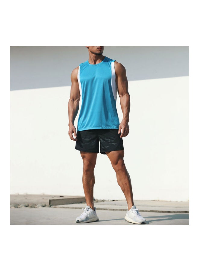 Generic Men Sport Vest Breathable Quick Drying T Shirt  - Image 4