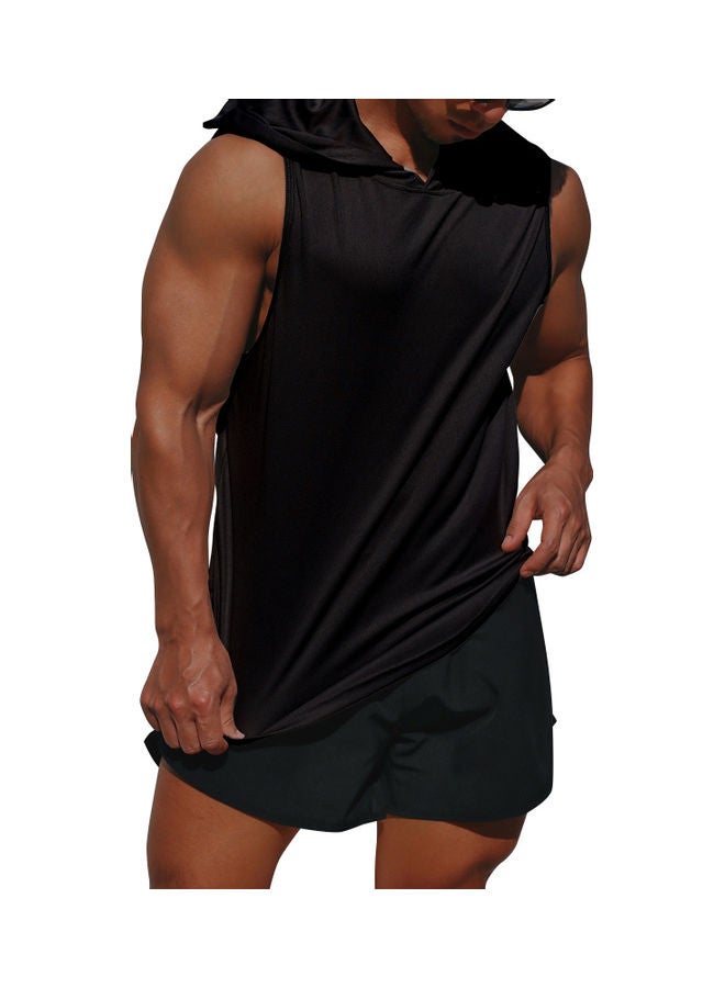 Generic Men's Hooded Vest Sport Tank Top - Image 1