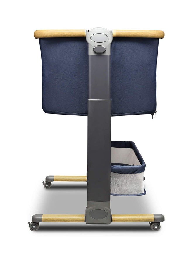 lionelo - Timon 3-In-1 Bedside Cot And Standalone WithTravel Bed With Mattress - Blue Navy - Image 1