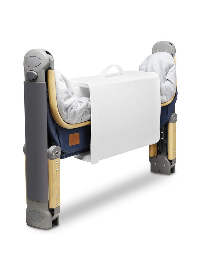 lionelo - Timon 3-In-1 Bedside Cot And Standalone WithTravel Bed With Mattress - Blue Navy - Image 1