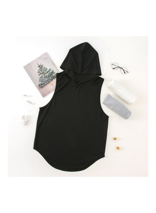 Generic Men's Hooded Vest Sport Tank Top  - Image 4