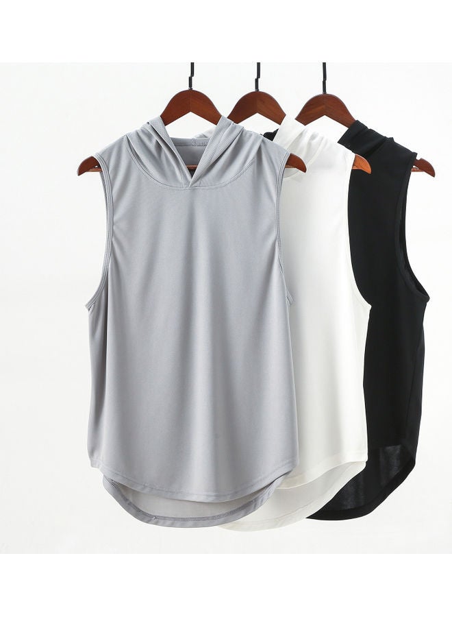 Generic Men's Hooded Vest Sport Tank Top  - Image 5