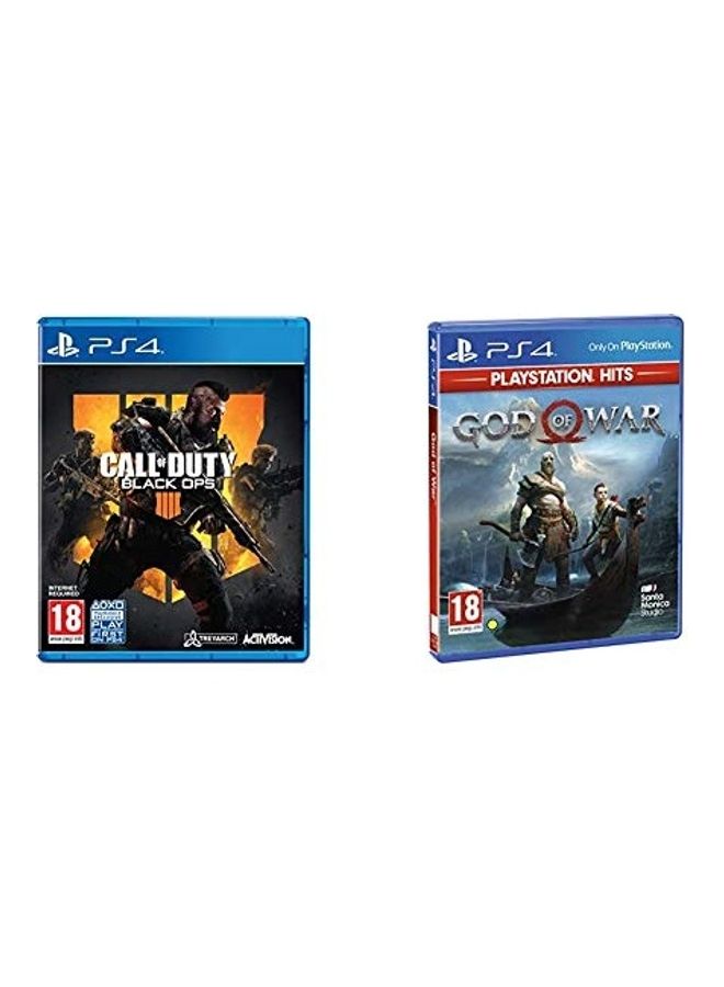 Activision Call Of Duty: Black Ops IIII + God Of War - playstation_4_ps4 - Image 1
