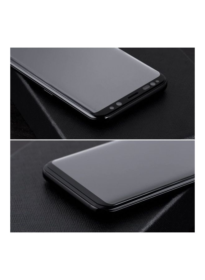 ICS Tempered Glass Screen Protector For Samsung Galaxy S8 Clear/Black - Image 2