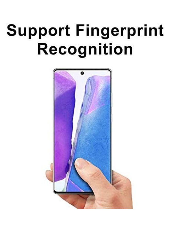 ICS Tempered Glass Screen Protector For Samsung Galaxy Note20/Note20 5G Clear/Black - Image 2