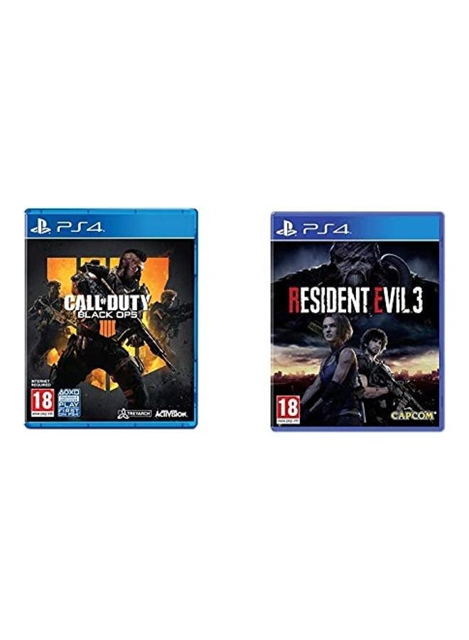 Activision Call Of Duty: Black Ops IIII + Resident Evil 3 - playstation_4_ps4 - Image 1