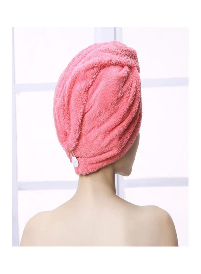 مس تيارا منشفة للف الشعر من المايكروفايبر وردي 65x24سم - Image 2