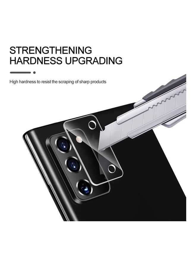 ICS 4-Piece Tempered Glass Screen And Camera Lens Protector For Samsung Galaxy Note20 Clear - Image 2