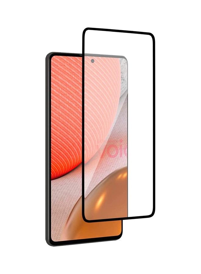 ICS Tempered Glass Screen Protector For Samsung Galaxy A72 5G Clear/Black - Image 1