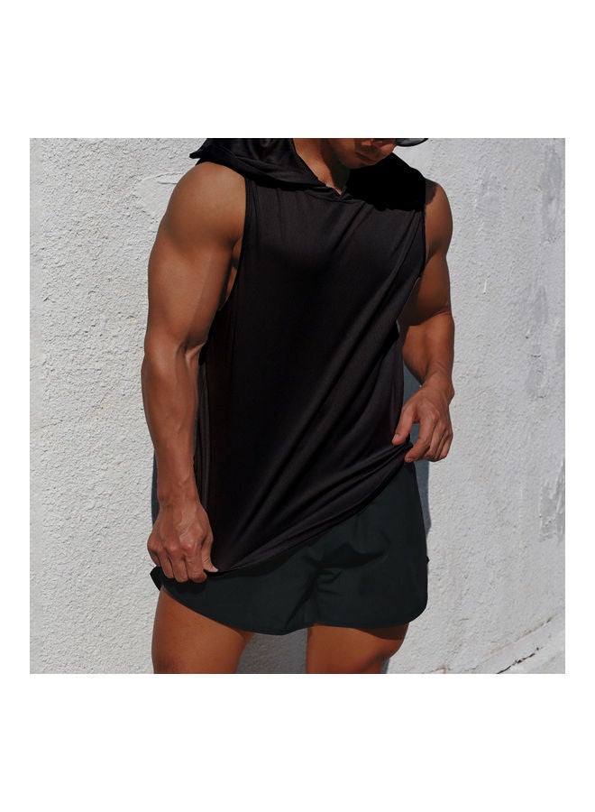 Generic Men's Hooded Vest Sport Tank Top  - Image 1