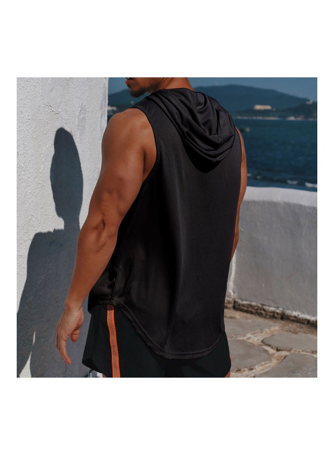 Generic Men's Hooded Vest Sport Tank Top  - Image 2