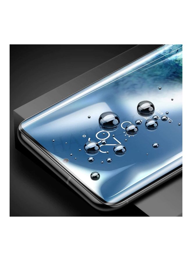 ICS Tempered Glass Screen Protector For Samsung Galaxy S21 Ultra 5G Clear/Black - Image 2