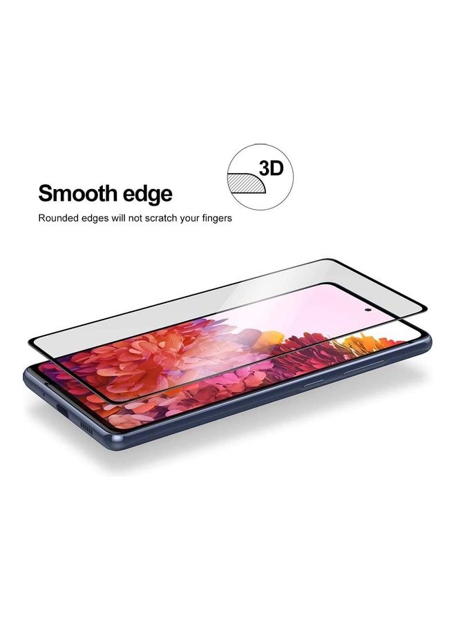 ICS Tempered Glass Screen Protector For Samsung Galaxy S20 FE Clear/Black - Image 2