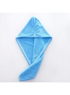 MissTiara Microfiber Hair Towel Wrap Blue 65x24cm  - Image 1