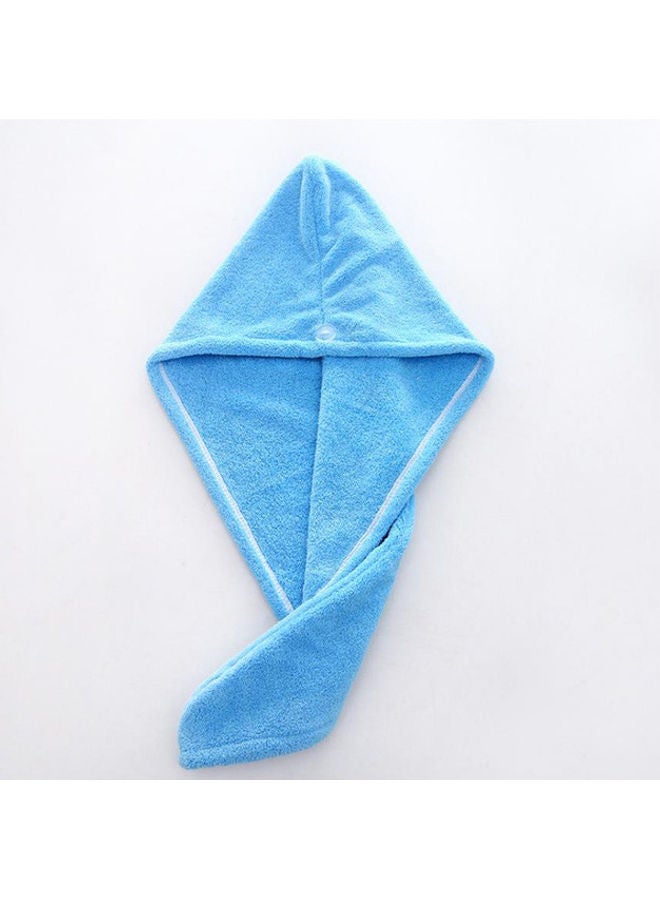 MissTiara Microfiber Hair Towel Wrap Blue 65x24cm  - Image 1