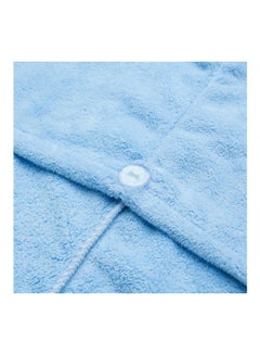 MissTiara Microfiber Hair Towel Wrap Blue 65x24cm  - Image 2