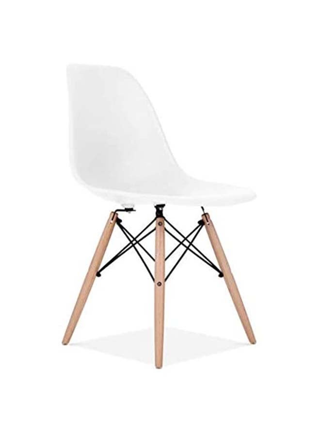 Generic 5-Piece Round Table With Eames Chairs White 80x70x546cm  - Image 2
