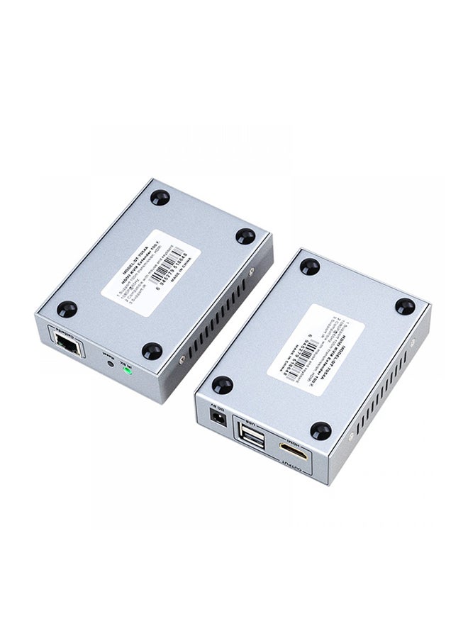 DTech - Hdmi USB Kvm Extender Silver - Image 1