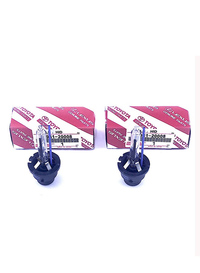 Genuine - 2-Piece Headlight Bulb For Toyota Lexus LS430 2001-2003 - Image 1