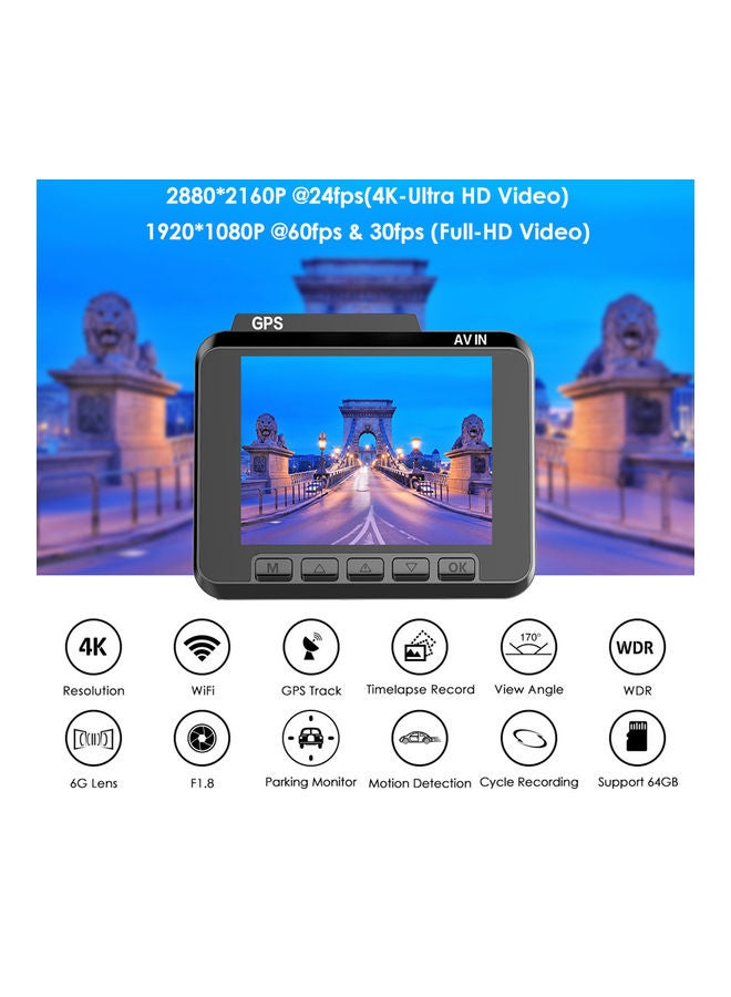 AZDOME - M06 4K WiFi Dash Camera - Image 1