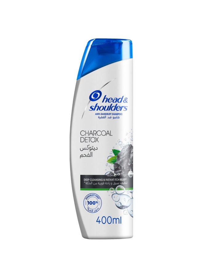 Anti-Dandruff Charcoal Detox Shampoo White 400ml