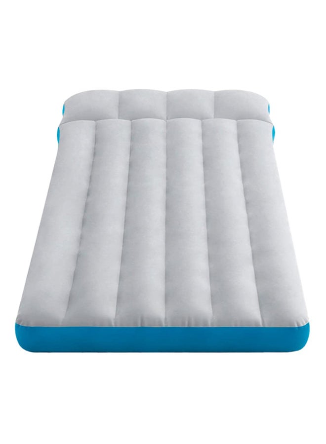 INTEX Inflatable Camping Airbed Combination White/Blue 28.35x7.87x74.41inch - Image 2